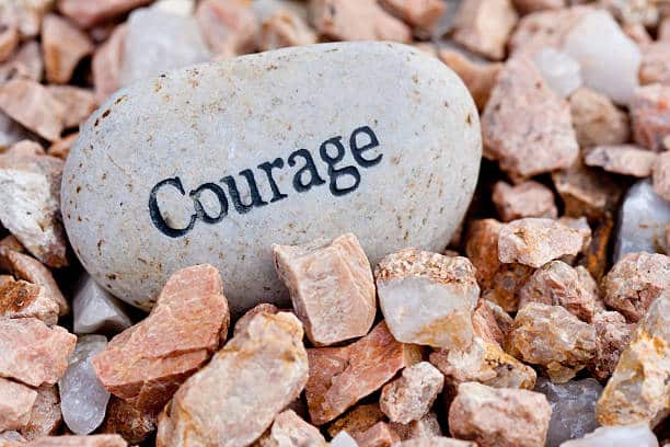 Courage as a core value in personal life